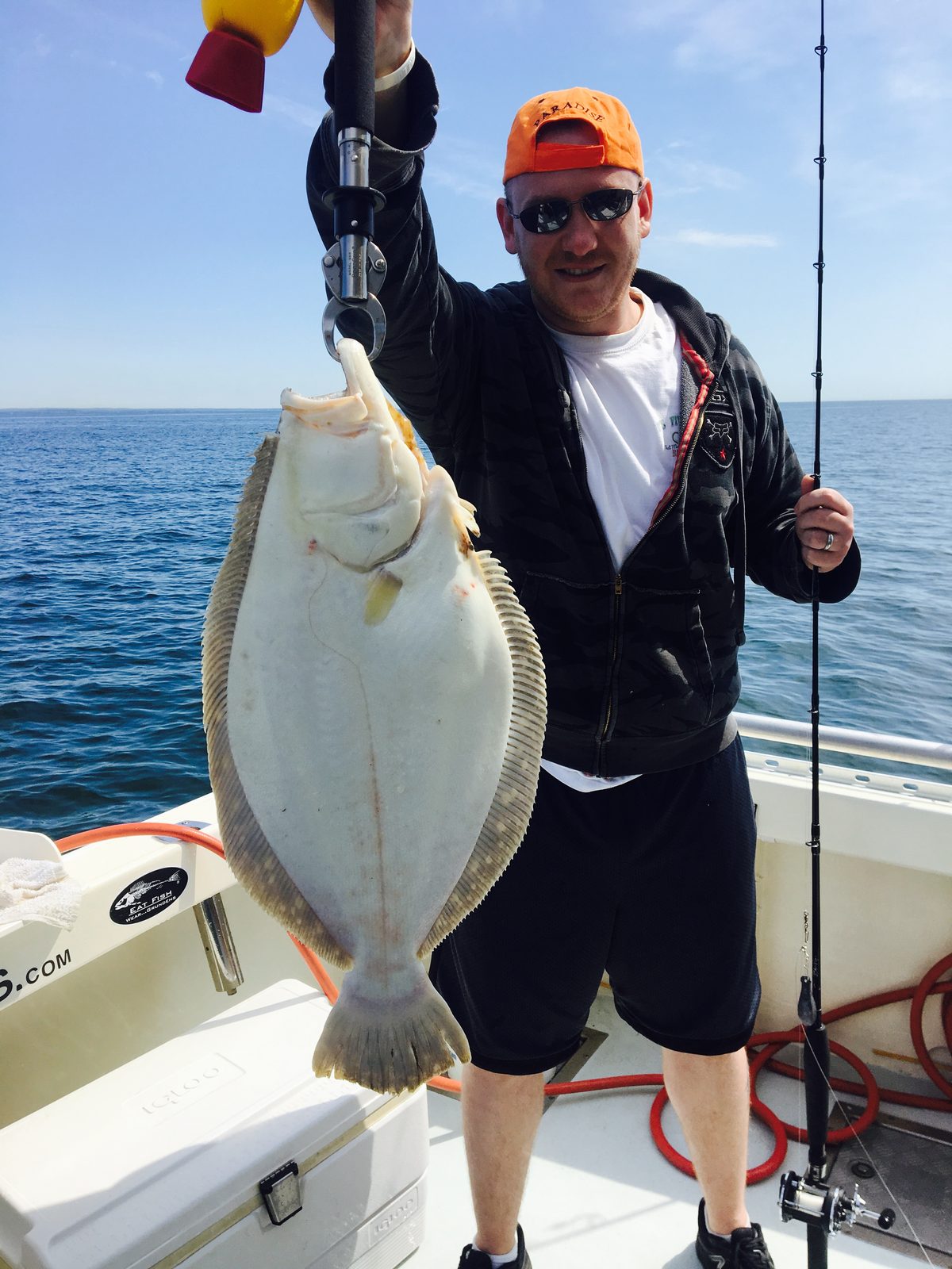 A seven-pound fluke taken in June