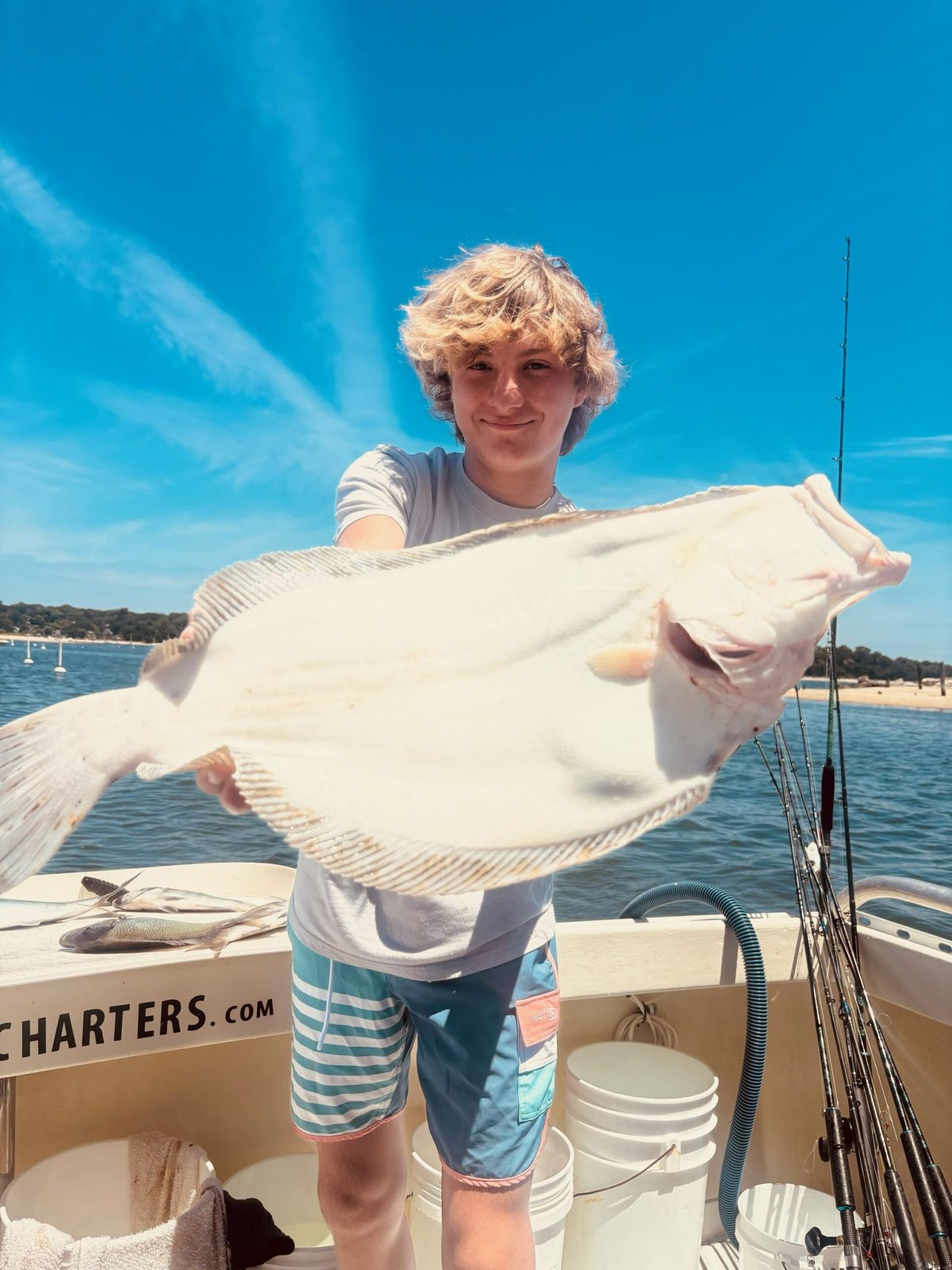 Fluke caught on Long Island Sound