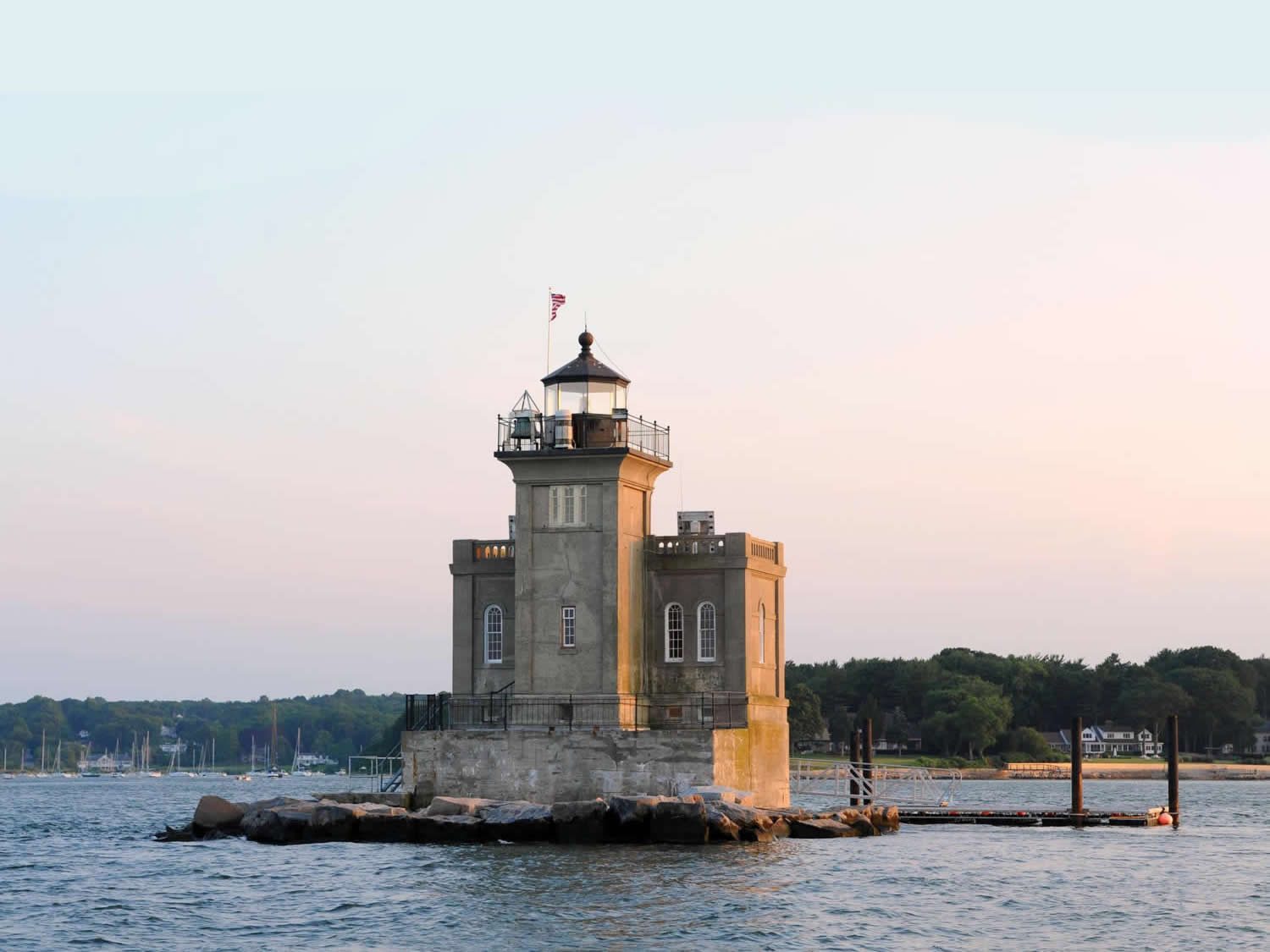 Huntington Lighthouse on Long Island Sound