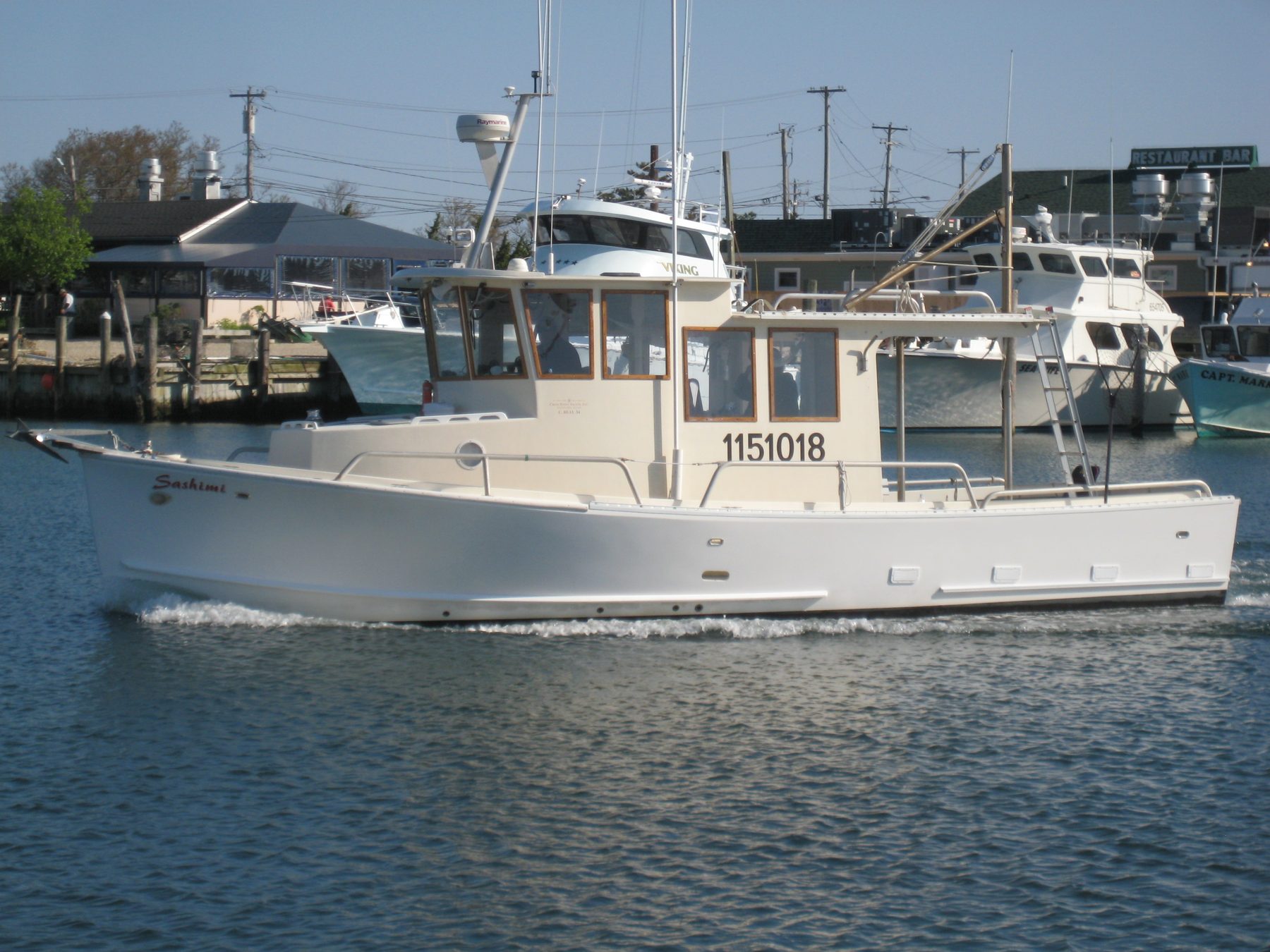 Sashimi running out of Northport Harbor