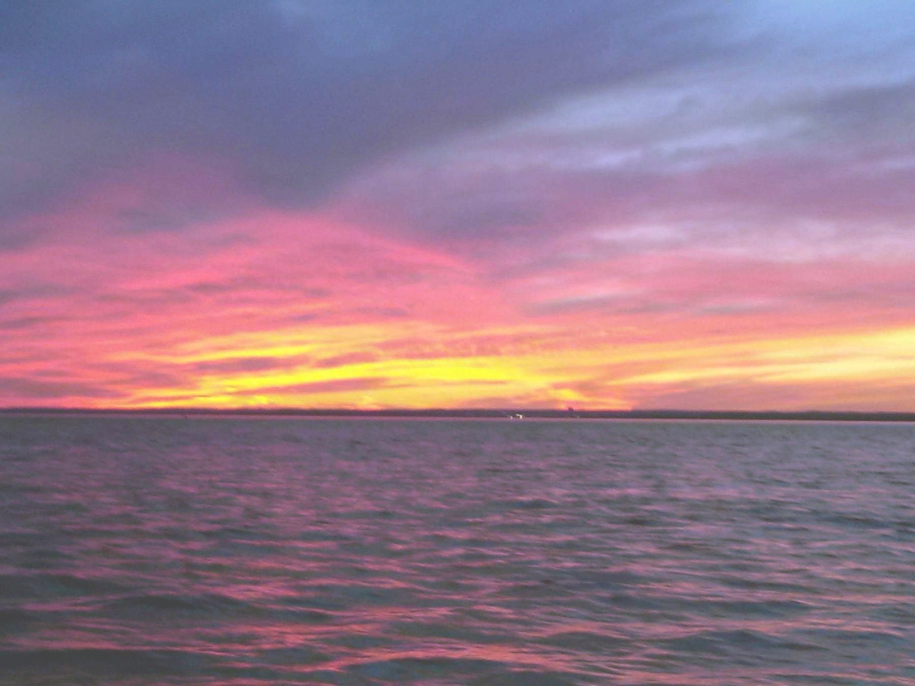 Sunset over Long Island Sound